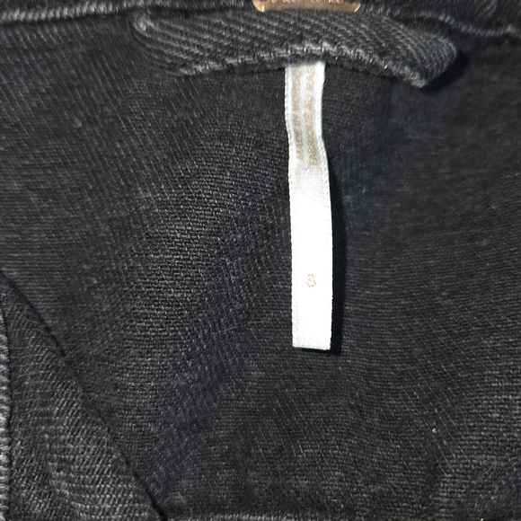 Free People Black Denim Jacket - Picture 4 of 5